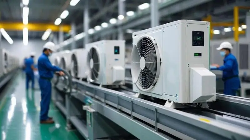 How do HVAC plastic mould parts work in air conditioning?
