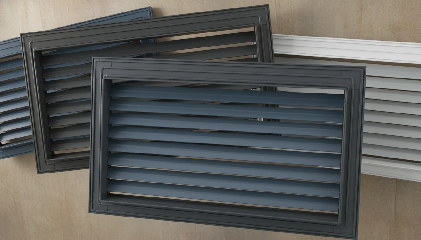 Extrusion process for linear diffusers
