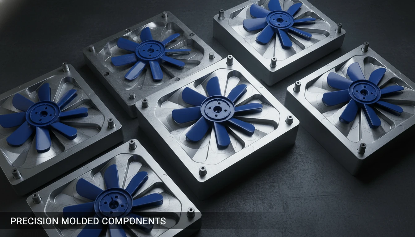 Injection Molding Precision HVAC Fan Blade
