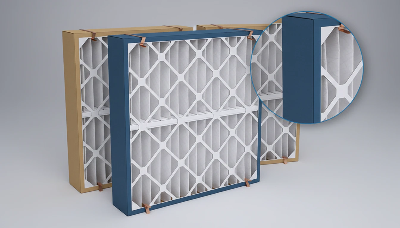 Vacuum forming process for filter covers