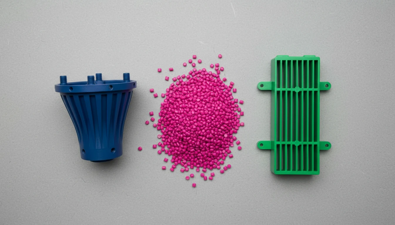 HVAC plastic components manufactured via injection molding for ultrasonic welding