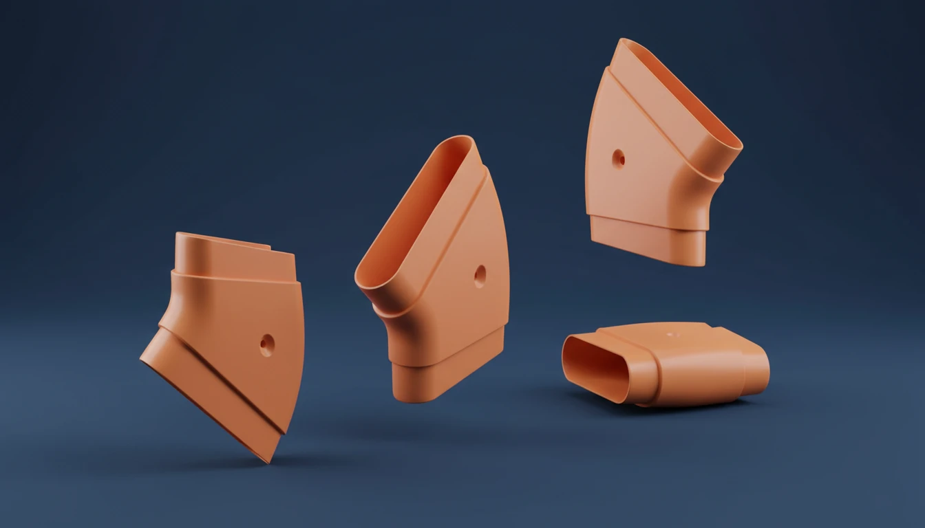 HVAC plastic components showing ultrasonic welding defect prevention