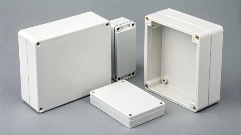 Injection molding process for HVAC enclosures