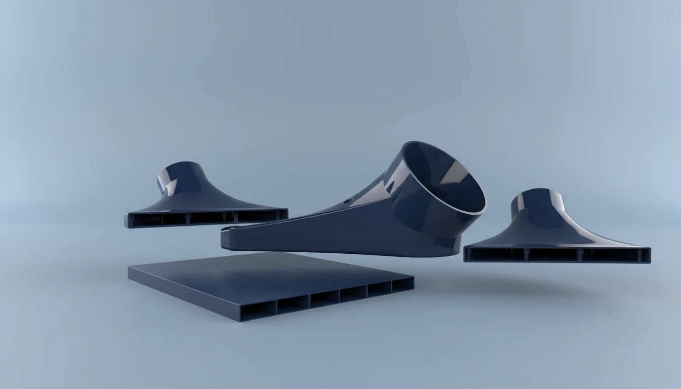 Vacuum forming process for HVAC enclosures