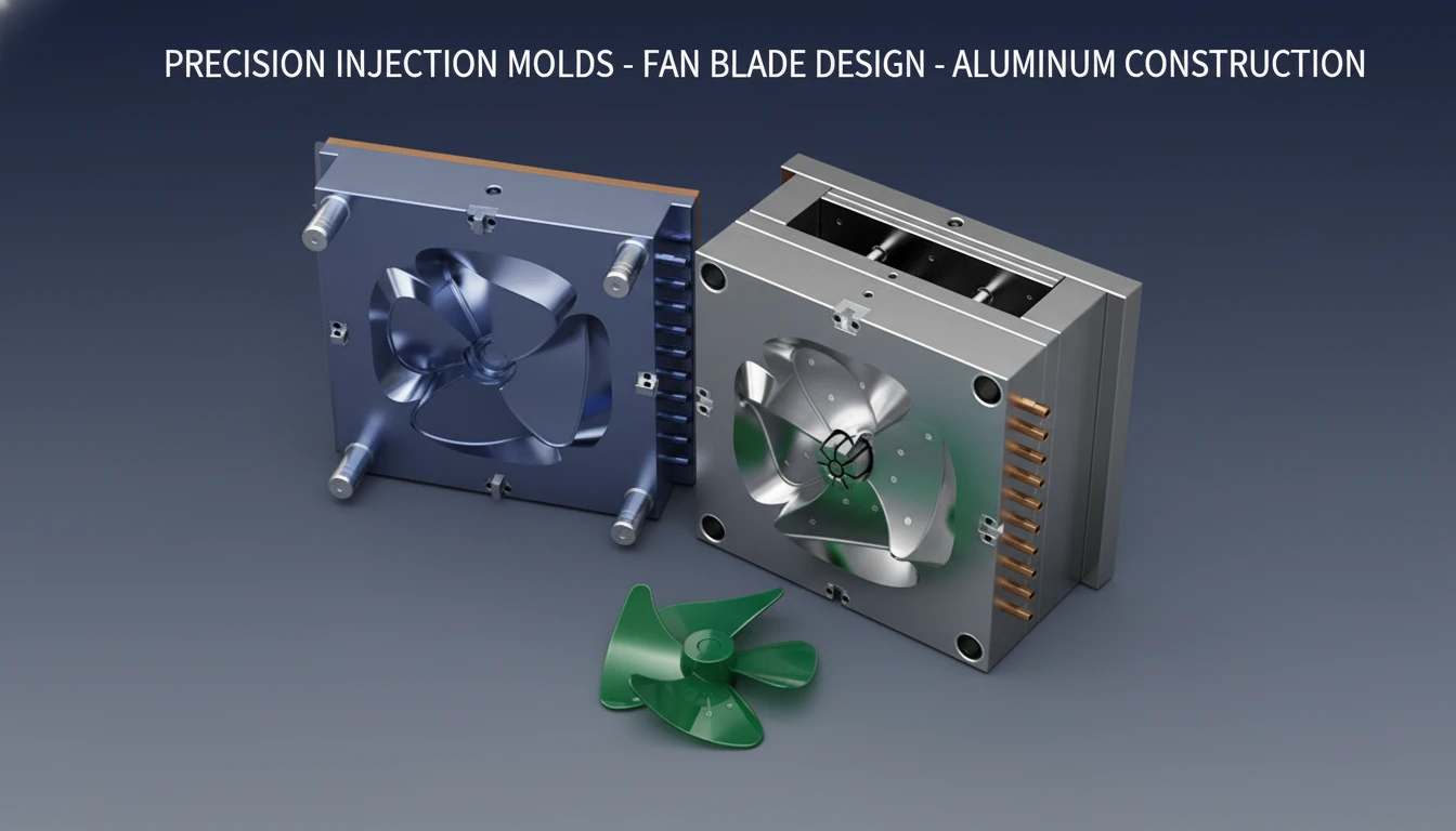 Injection Molding Precision HVAC Fan Blade