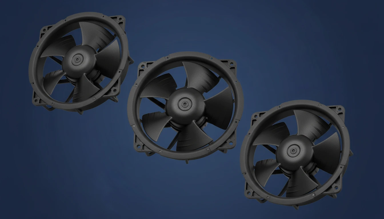 Plastic Fan Blade Design Silence HVAC Systems