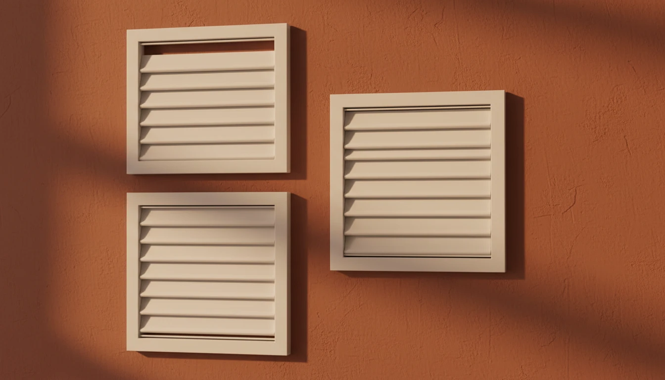 Vacuum forming process for air outlets