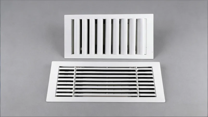 Vacuum forming process for HVAC components
