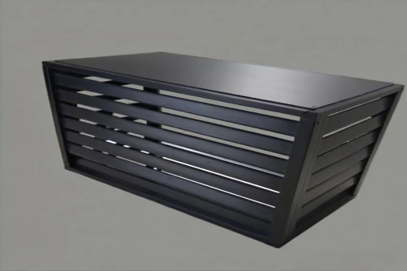 Injection molding process for HVAC protective covers