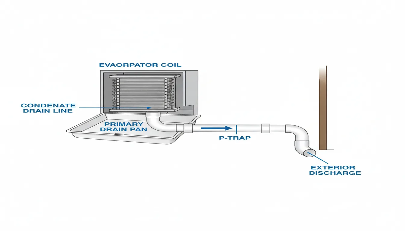 What Is a Condensate Drain Line in an HVAC System?