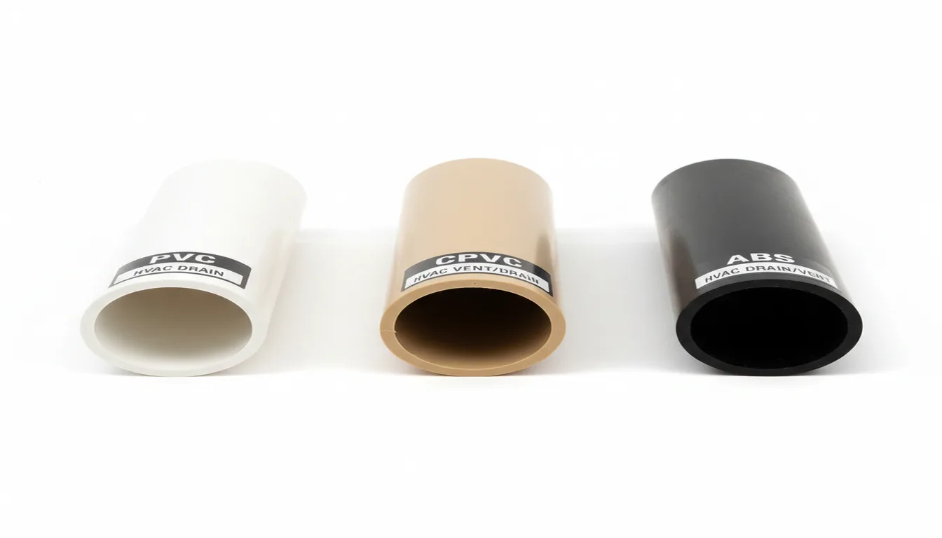 Why Does Plastic Material Selection Determine Condensate Drain Line Longevity?