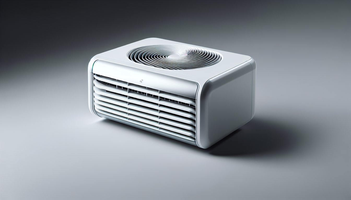 Advanced ductless mini split indoor unit with aerodynamic plastic housing and precision adjustable air louvers