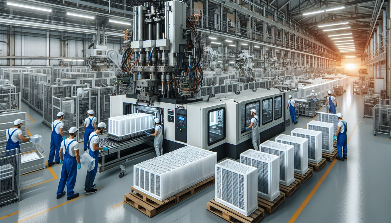 HVACore injection molding facility producing low volume HVAC plastic components for quality programs