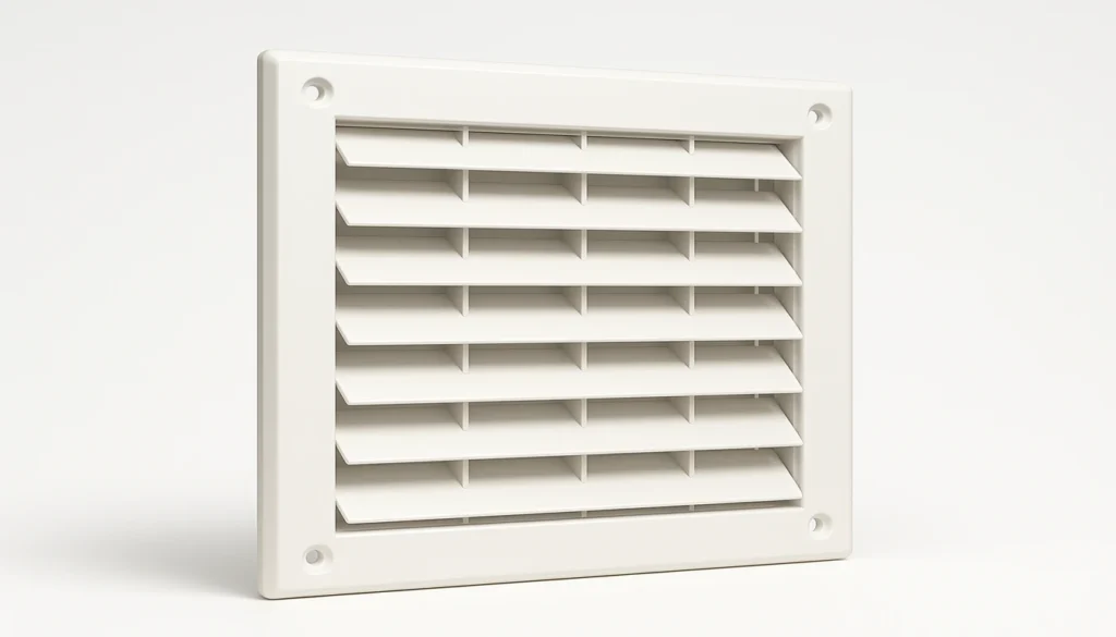 Injection molded air vent grille for HVAC
