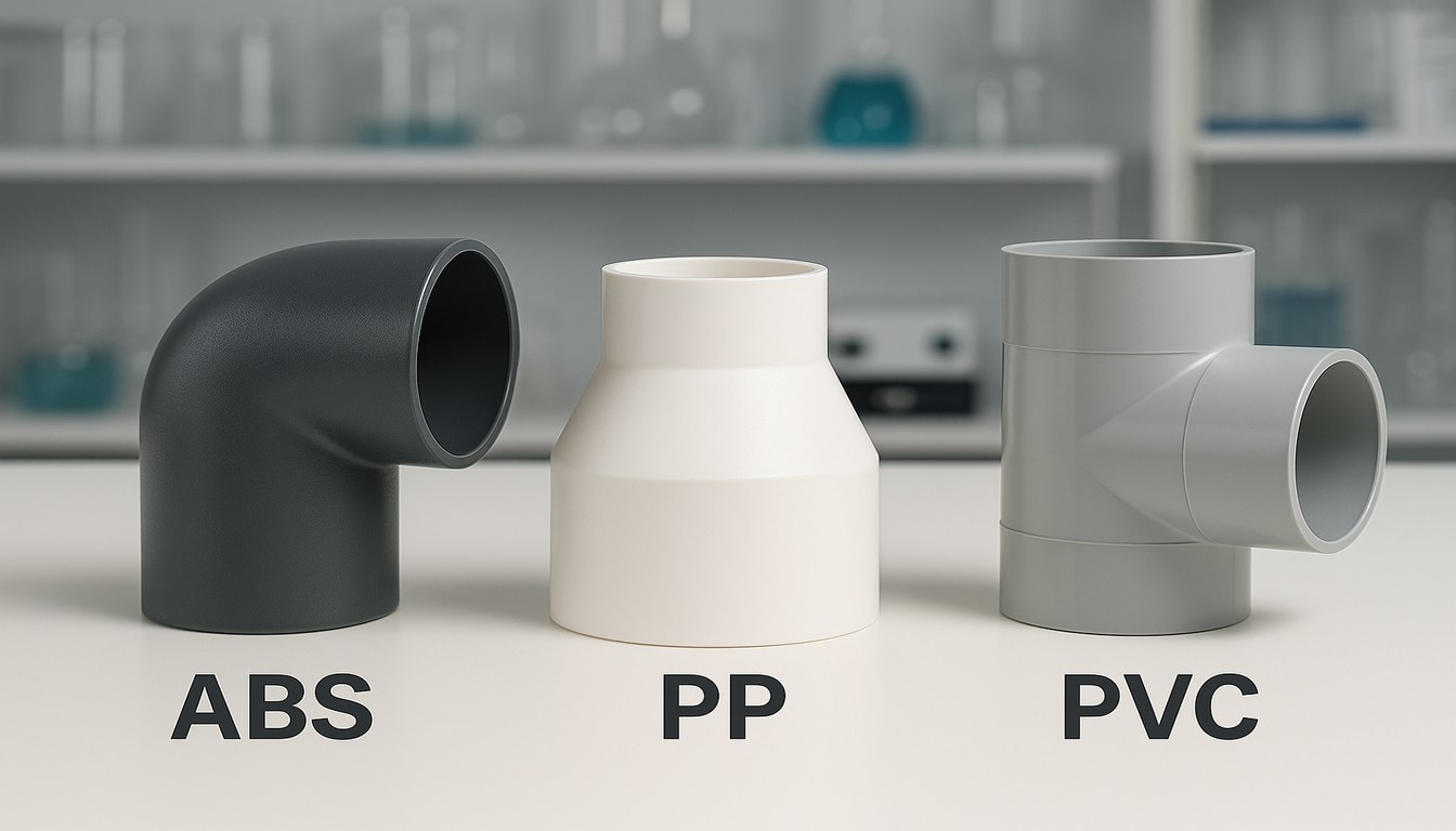 ASA vs ABS plastic HVAC components showing UV resistance comparison
