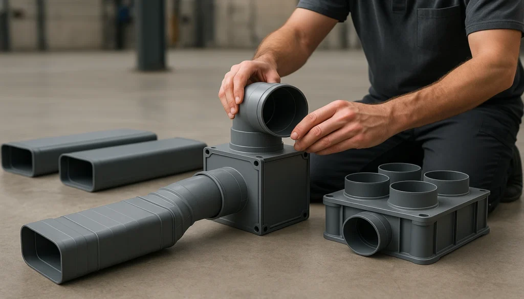 Injection Molded HVAC Ductwork: Design, Materials & Benefits