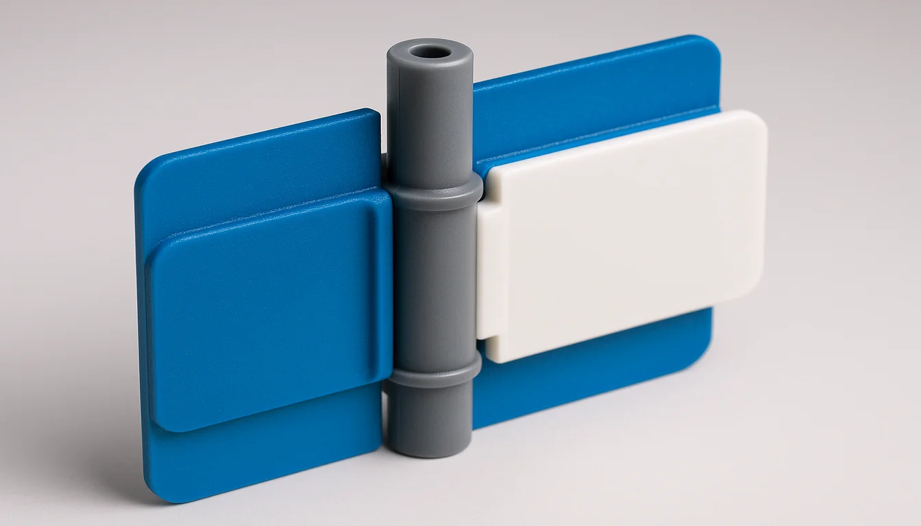 Multi-color damper blade assembly
