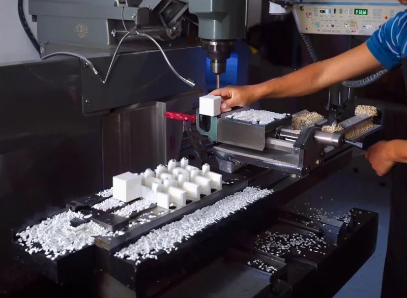 Hot stamping process on plastic